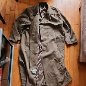 Sara Roberts (Made In The USA) Classic Brown Trench Coat- Women's Size Large